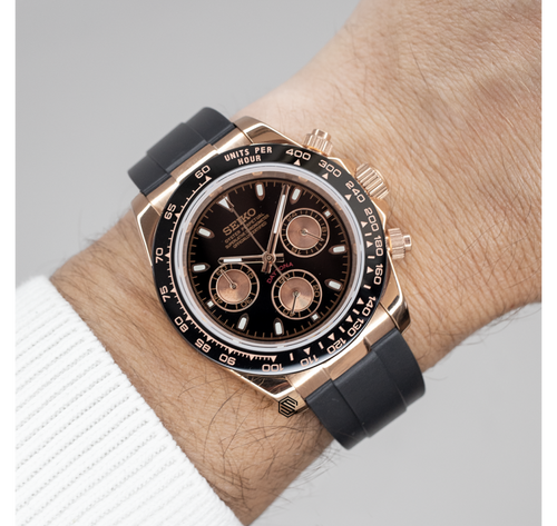 Rose Gold Dayto - Seiko Mod